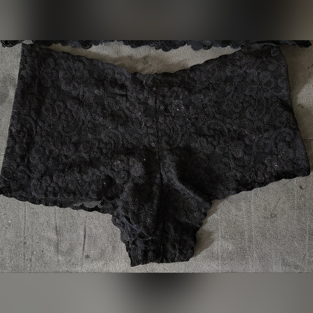 3/20$*Auden Black Lace Bralette and Panty Set size small - Picture 2 of 7